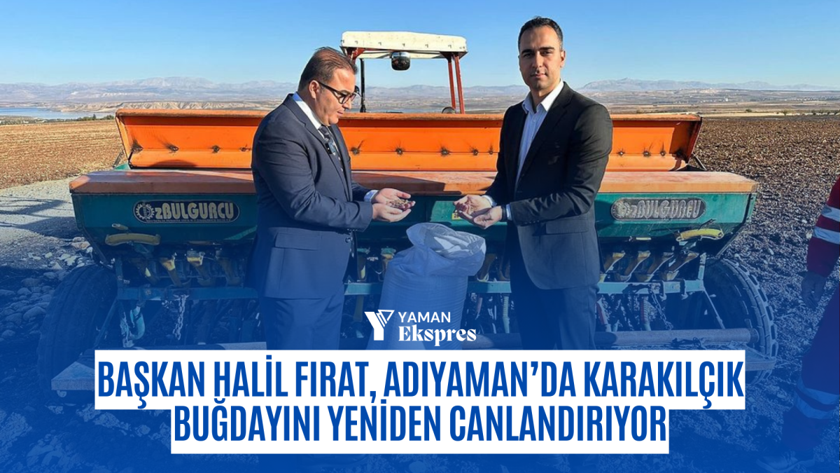 Başkan Halil Fırat, Adıyaman’da Karakılçık Buğdayını Yeniden Canlandırıyor