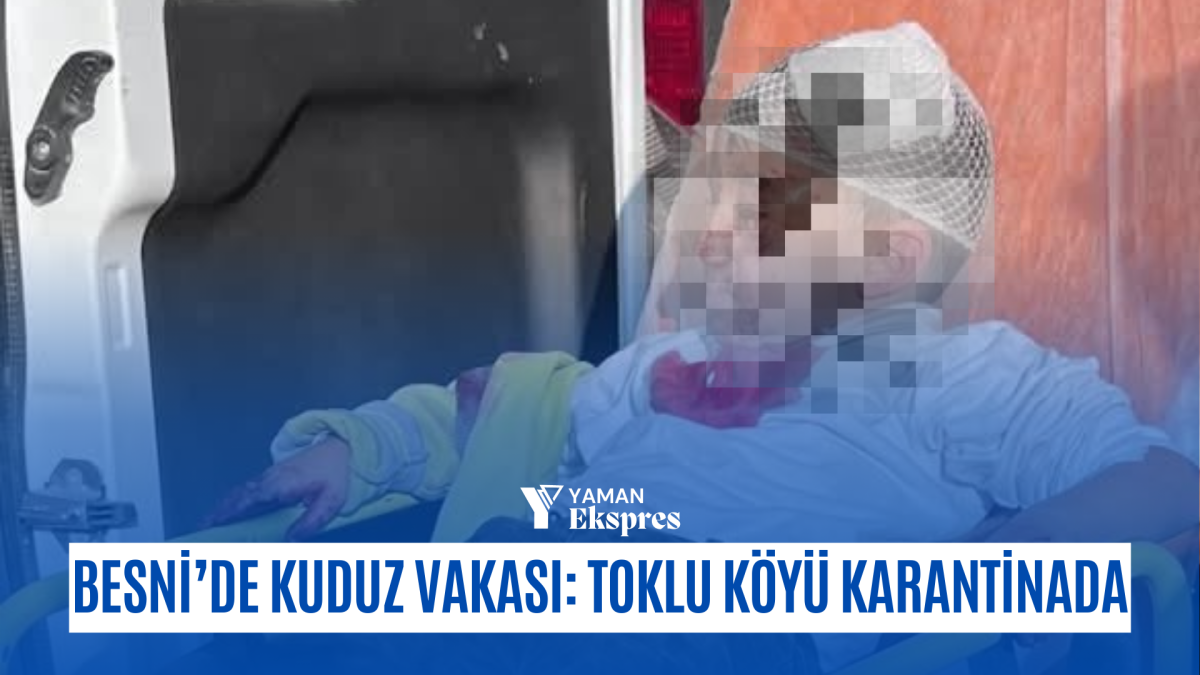 Besni’de Kuduz Vakası: Toklu Köyü Karantinada