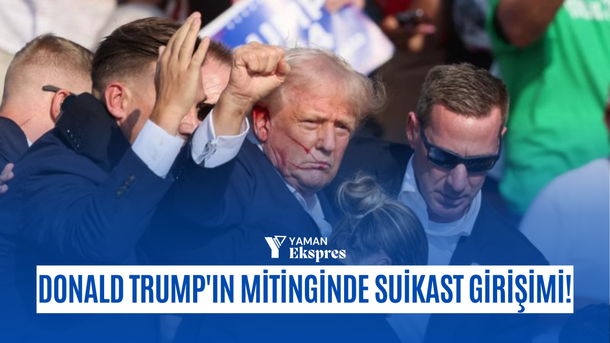 Donald Trump'ın mitinginde Suikast Girişimİ!