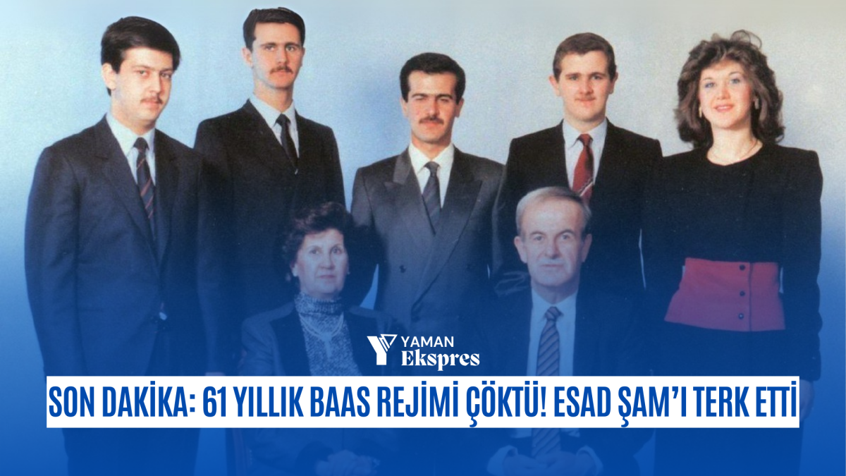 Son Dakika: 61 Yıllık Baas Rejimi Çöktü! Esad Şam’ı Terk Etti